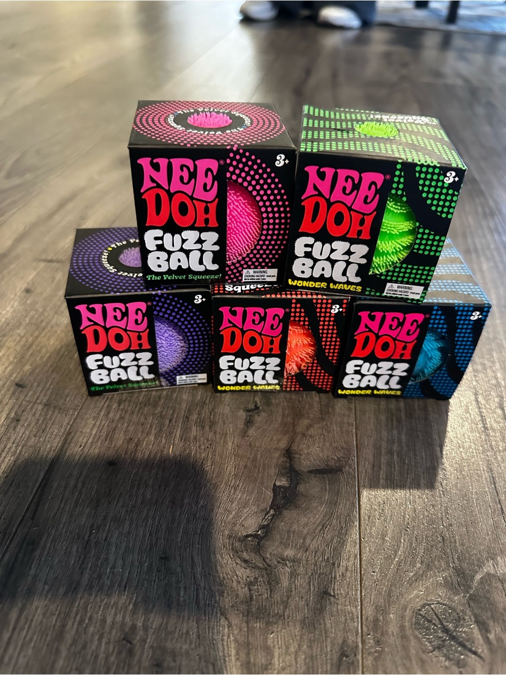Fuzz Ball Stress Ball Set - Color Set